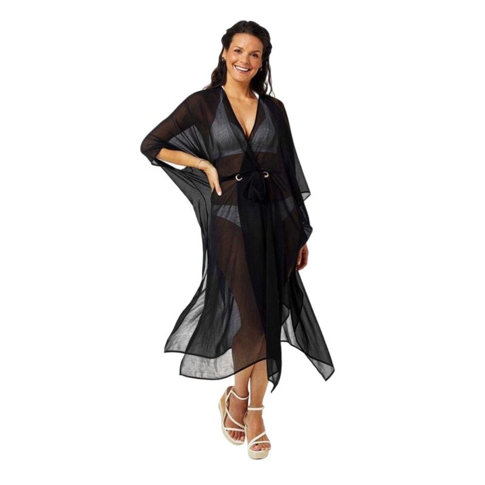 Biba Womens/Ladies Chiffon Kaftan / Black